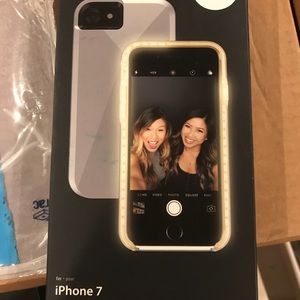 Incipio light up selfie case will fit iphone7 or 8